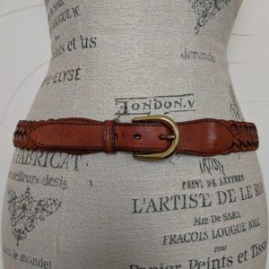 VINTAGE DIOR - Braided Leather Belt - FREE SHIPPING!